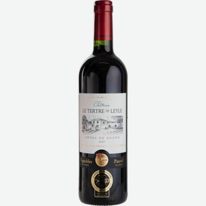 Вино Chateau Le Tertre De Leyle красное сухое 13,5 % алк., Франция, 0,75 л