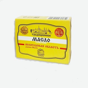 Масло Традиционное сливочное 82,5% Уваровские сыроварни Россия 170 г, 0,17 кг