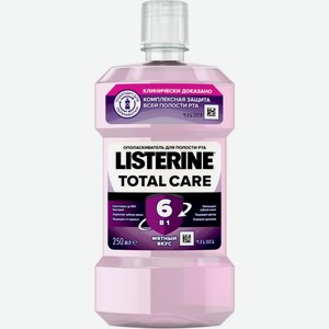 Ополаскиватель для рта Listerine Total Care 6в1 250мл