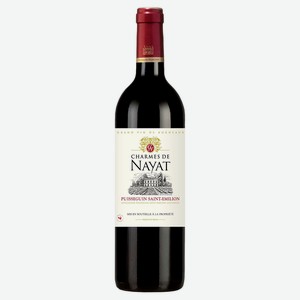 Вино Charmes de Nayat Puisseguin Saint-Emilion красное сухое Франция, 0,75 л
