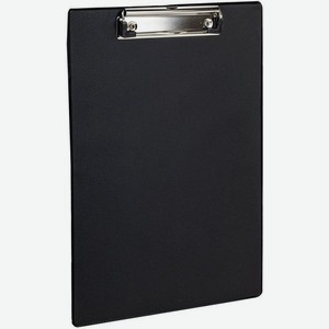 Папка-планшет STAFF 229554, A4, картон/ПВХ, черный
