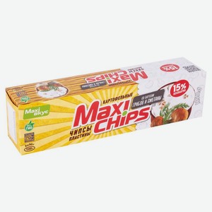 Чипсы картофельные Maxi Chips со вкусом грибов и сметаны, 100 г