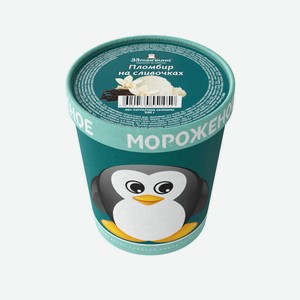 БЗМЖ Мороженое 33 пингвина Пломбир на сливочках 330г