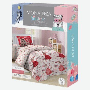 Комплект детского постельного белья Mona Liza Cherry сатин, 1,5-спальный