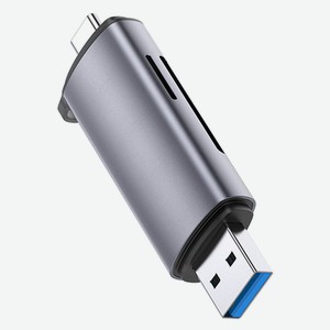Картридер UGREEN USB Type-C/USB-A 3.0 для карт памяти TF/SD (50706)
