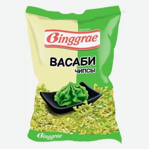 Чипсы Binggrae хрустящие со вкусом васаби, 50 г