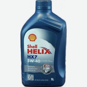 Масло моторное Shell Helix 5W-40 HX7, 1 л