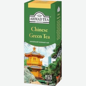 чай Ахмад Китайский зеленый 25 пакетиков по 1.8г