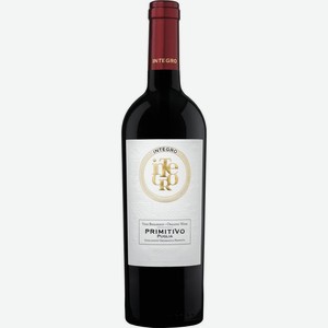 Вино Integro Примитиво красное полусухое 14% 750мл