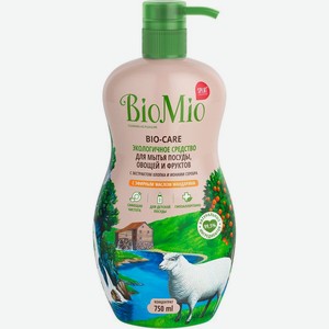 Средство для мытья посуды, овощей и фруктов BioMio Bio-care Эфирное масло мандарина