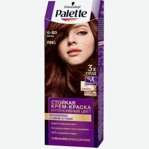 Крем-краска для волос Палетт Интенсивный цвет 6-80 Марсала