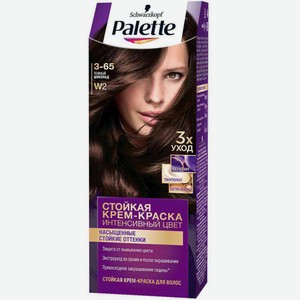 Крем-краска для волос Палетт Интенсивный цвет W2 Темный шоколад, 110 мл