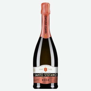 Напиток винный газированный Santo Stefano Rose Amabile розовое полусладкое, 0.75 л