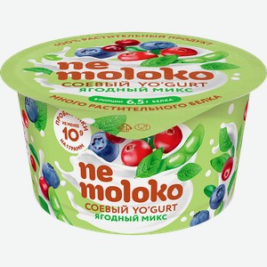Продукт соевый Nemoloko Yogurt ягодный микс 130г