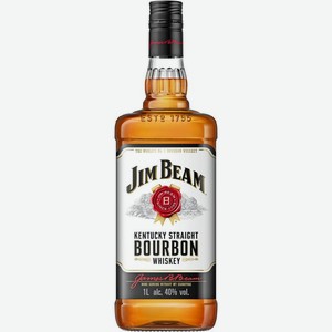 Виски Jim Beam Бурбон 40% 1л
