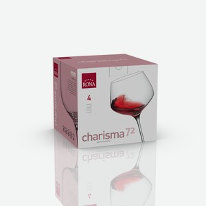 Набор бокалов для вина Rona Charisma, 720мл x 4шт Словакия