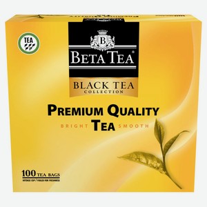 Чай черный BETA TEA Премиум Качество в пакетиках, 100х1,5 г
