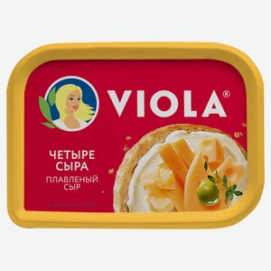 Сыр плавленый 4 сыра Viola 50% БЗМЖ, 200 г