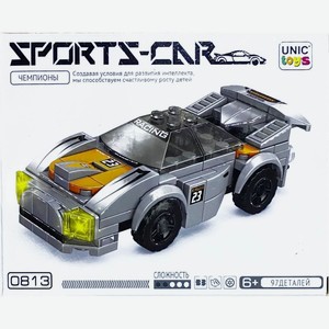 Игрушка Unic-Toys Машинка Спортивная конструктор 1шт.