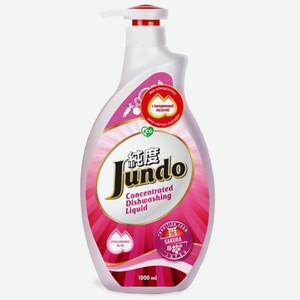 Средство для мытья посуды Jundo ЭКО гель с гиалуроновой кислотой Sakura,1л