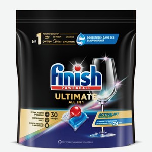 Капсулы для посудомоечной машины Finish Ultimate, 30 шт (3215677)