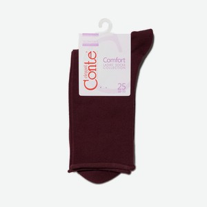 Носки женские Conte Comfort без резинки 19С-101СП - Красный, Без дизайна, 23
