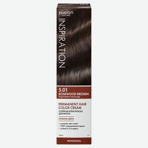Крем-краска стойкая для волос Concept Fusion 5.01 Fusion Коричневый палисандр Rosewood Brown, 100 мл