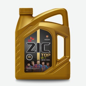 Масло моторное синтетическое Zic Top LS 5W-30, 4л Южная Корея