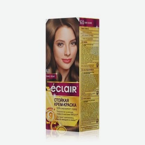 Стойкая крем - краска для волос с маслами Eclair Omega-9 6.0 Темно-русый
