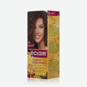 Стойкая крем - краска для волос с маслами Eclair Omega-9 5.0 Шоколадный