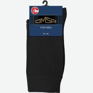 Носки мужские зимние Omsa Comfort 303 микроплюш цвет: чёрный, 42-44 р-р