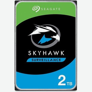 Жесткий диск Seagate Skyhawk ST2000VX015, 2ТБ, HDD, SATA III, 3.5 