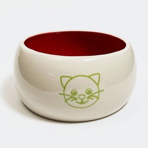 Миска Пижон керамическая со скошенным краем «Верный кот»
