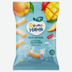 Палочки кукурузные «ФрутоНяня» яблоко манго с 12 мес., 20 г