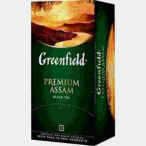 Чай Черный Greenfield Premium Assam 25 Пакетиков