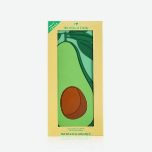 Тени для век I Heart Revolution Tasty   Avocado   , 18 цветов , 22г