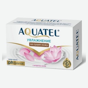 Крем-мыло туалетное Aquatel лепестки лотоса, 90 г