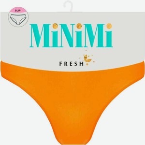 Трусы-слипы женские MiNiMi Fresh MF221 с заниженной талией цвет: оранжевый, 46 р-р