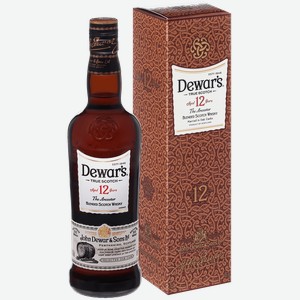 Дюарс Спешл Резерв 12 лет купажированный шотландский виски в подарочной упаковке