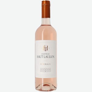 Вино Chateau Haut Laulion Bordeaux розовое сухое 0,75 л