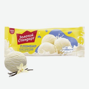 Мороженое ЗС Пломбир 400гр пакет БЗМЖ