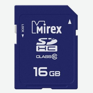 Карта памяти Mirex SDHC 16GB Class 10 (13611-SD10CD16)