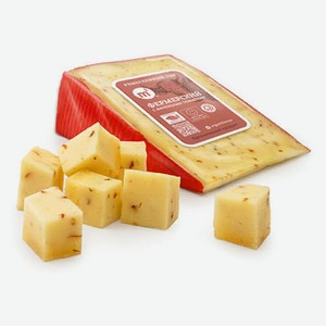 Сыр полутвердый «М2» Фермерский с вялеными помидорами, цена за 1 кг