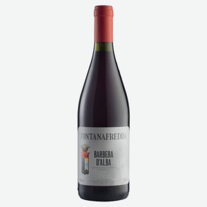 Вино Fontanafredda Barbera d Alba красное сухое Италия, 0,75 л