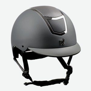 Шлем для верховой езды с регулировкой SHIRES Karben  Sienna , обхват головы 56-58 см, серый (Великобритания)