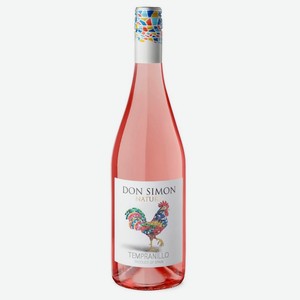 Вино ДОН СИМОН Темпранильо розовое п/сух 12.5% ст/б 0.75л