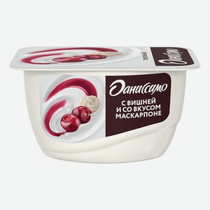 Десерт творожный Даниссимо вишня и маскарпоне 5,6% БЗМЖ 130 г