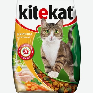Корм сухой для кошек Kitekat Аппетитная курочка, 350 г