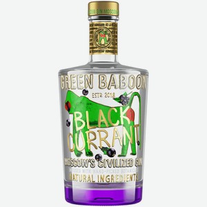 Джин  Green Baboon  Black Currant, 0.5 л, Россия