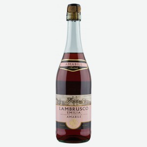 Игристое вино Fontale Lambrusco Rosato розовое полусладкое Италия, 0,75 л